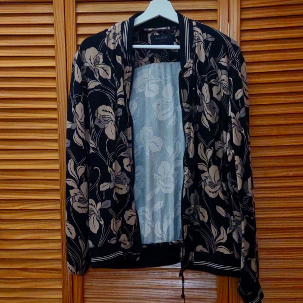 100% viscose varsity jacket made in indie *NEW*